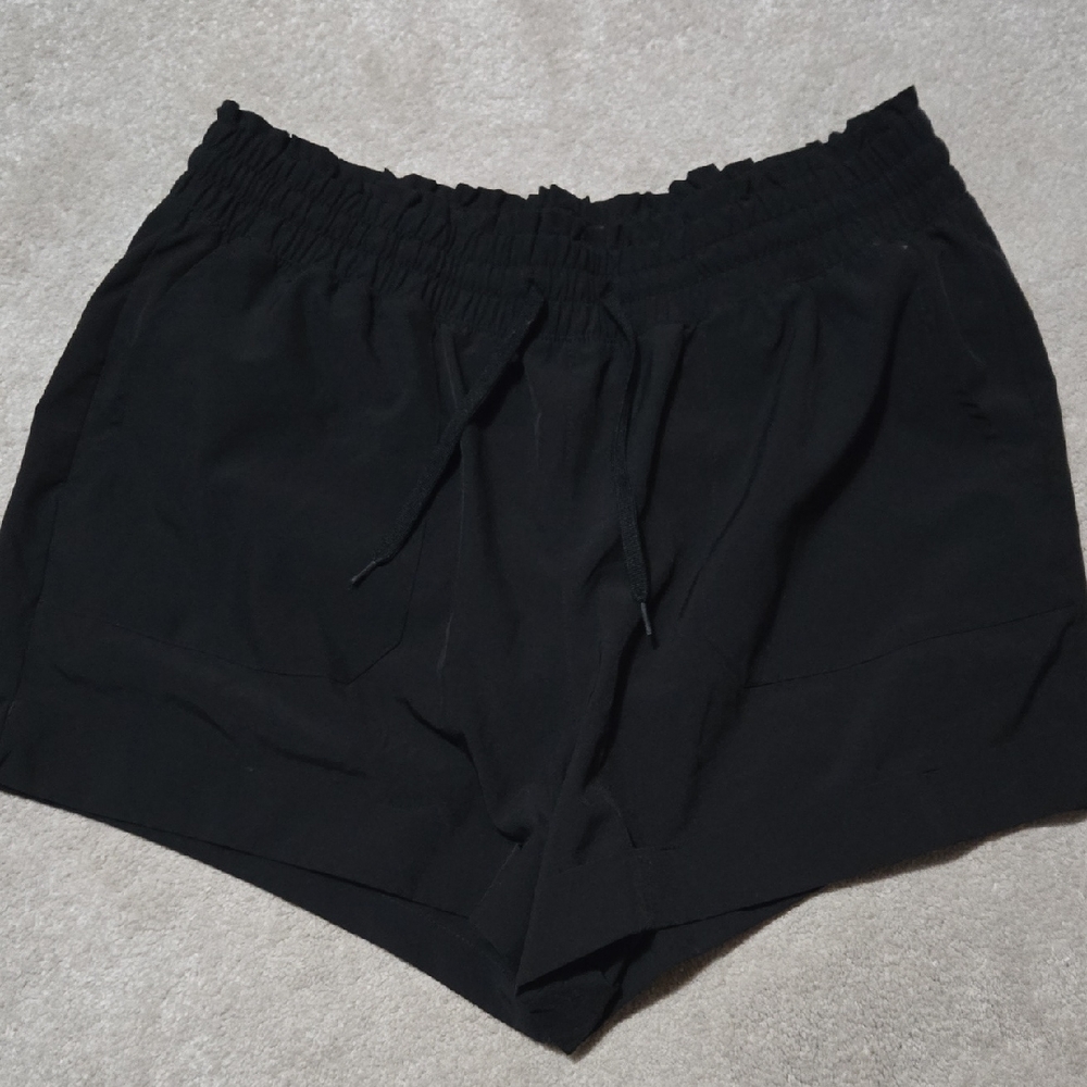 90 Degree By Reflex Black Athletic Shorts